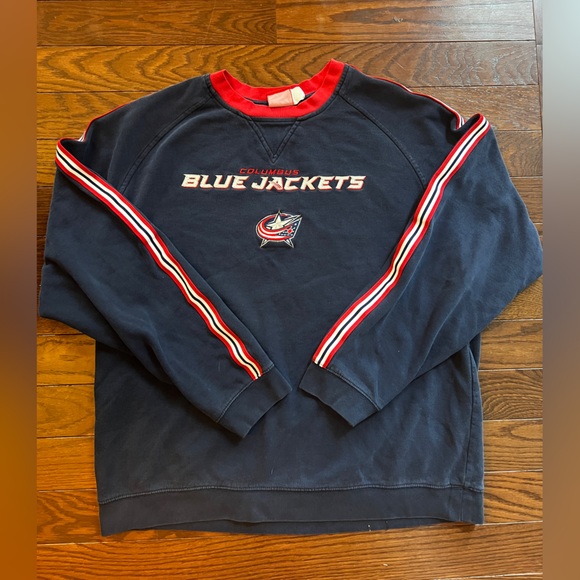 NHL Tops - Columbus Blue Jackets NHL Crew Neck Sweatshirt Size XL